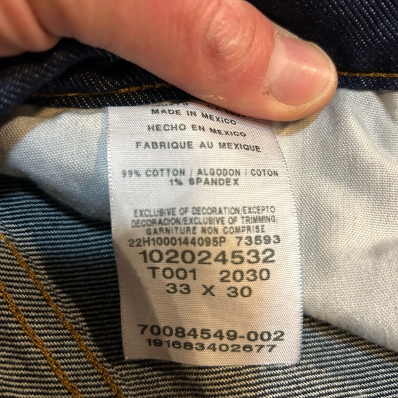 Lee Legendary Athletic Taper Jeans 33x30 - Picture 8 of 8